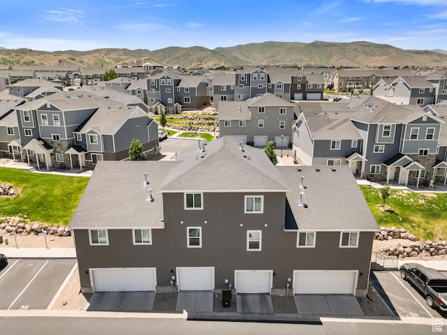 14394 S Oakfield Way, Herriman, UT 84096 - aerial view of residential area with mountains