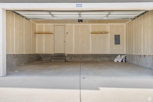 14383 S Firgrove Way Unit 0L-18, Herriman, UT 84096 - garage with electric panel and a garage door opener