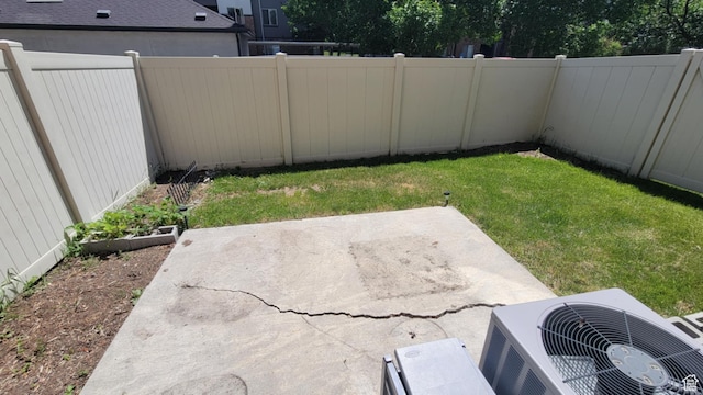 581 S 910 W Unit 86, Pleasant Grove, UT 84062 - view of yard with a patio area and central air condition unit