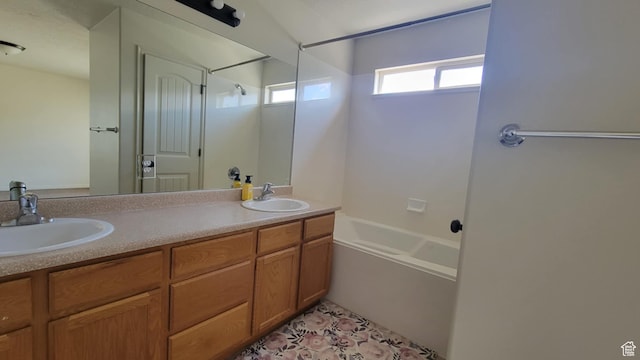 581 S 910 W Unit 86, Pleasant Grove, UT 84062 - full bathroom with double vanity and bathing tub / shower combination