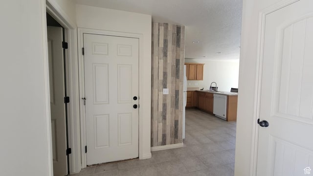 581 S 910 W Unit 86, Pleasant Grove, UT 84062 - hall with a sink and light tile patterned floors