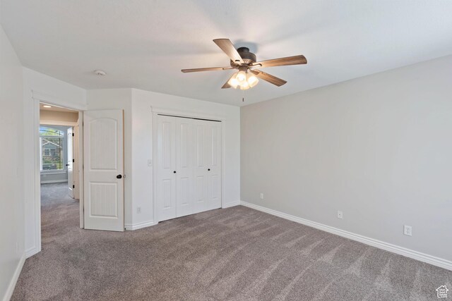 2167 W 2200 S, Syracuse, UT 84075 - unfurnished bedroom with carpet, baseboards, and a closet
