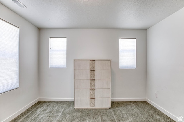 7776 S Iron Core Ln, West Jordan, UT 84081 - unfurnished bedroom with multiple windows, carpet flooring, baseboards, and a textured ceiling