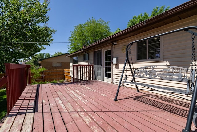 392 N 600 E, Roosevelt, UT 84066 - view of wooden deck
