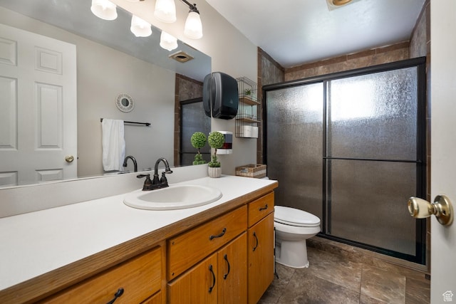 392 N 600 E, Roosevelt, UT 84066 - full bathroom with vanity, a stall shower, and toilet