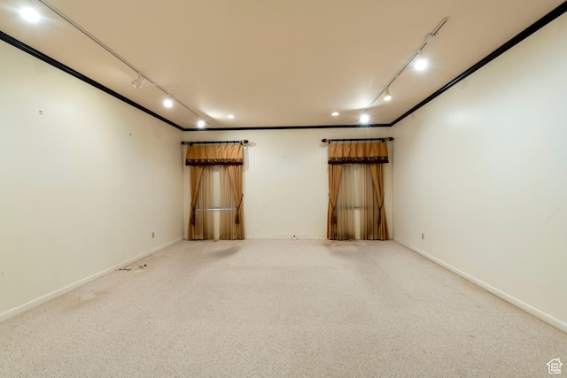 3695 S 2140 E, Salt Lake City, UT 84109 - unfurnished room featuring carpet, track lighting, and baseboards
