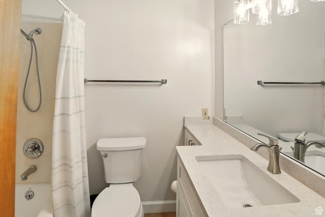 1130 W 1200 N, Provo, UT 84604 - full bathroom featuring vanity, toilet, shower / tub combo, and baseboards