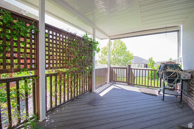 584 S Oak Ln, Tooele, UT 84074 - view of wooden terrace