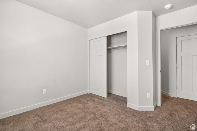 14391 S Oakfield Way, Herriman, UT 84096 - unfurnished bedroom with carpet, a closet, and baseboards
