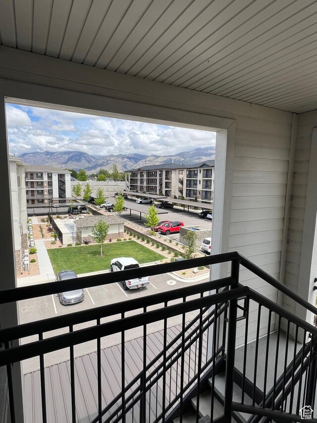 1140 W 950 N Unit C401, Orem, UT 84057 - balcony featuring a mountain view