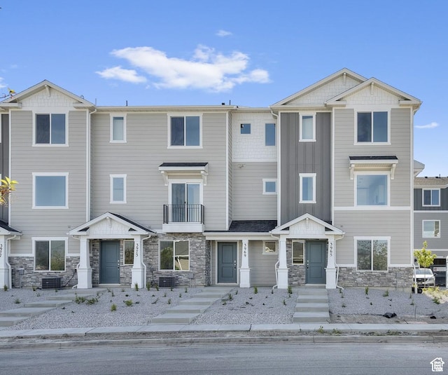 1906 E Thunder Ln Unit 507, Eagle Mountain, UT 84005 - view of front of house with stone siding