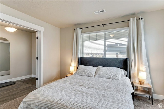 399 N 1325 W, Springville, UT 84663 - bedroom with arched walkways, baseboards, and wood finished floors