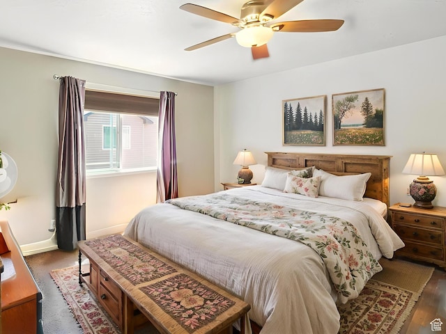 1587 N 565 W Unit 101, Logan, UT 84341 - bedroom with a ceiling fan and baseboards