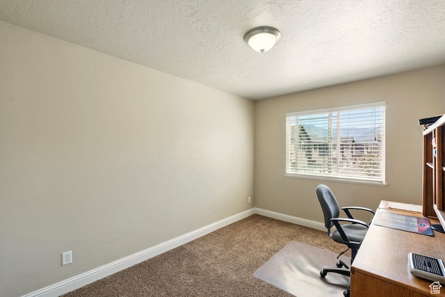 1587 N 565 W Unit 101, Logan, UT 84341 - carpeted office featuring a textured ceiling and baseboards