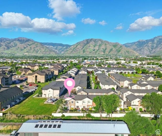 1587 N 565 W Unit 101, Logan, UT 84341 - aerial perspective of suburban area featuring a mountain backdrop