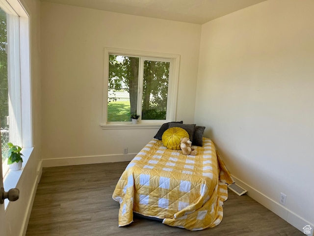 123 S State St, Salina, UT 84654 - bedroom with baseboards and wood finished floors
