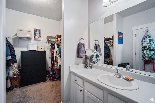 1809 W Terra Vista Ln Unit H202, Saratoga Springs, UT 84045 - bathroom featuring vanity and a spacious closet