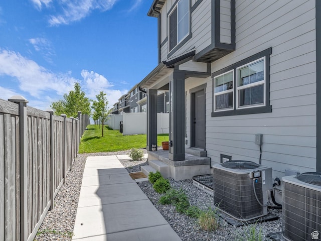 4423 E Longleaf Ln, Eagle Mountain, UT 84005 - view of patio featuring central AC