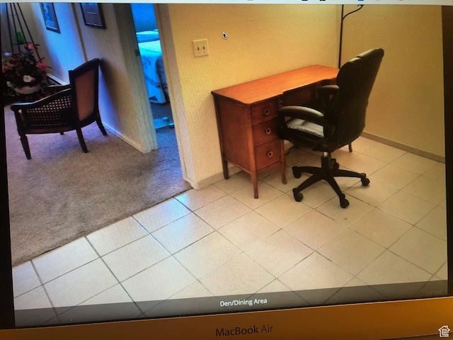 350 E 700 S Unit K102, Salt Lake City, UT 84111 - carpeted office space with baseboards