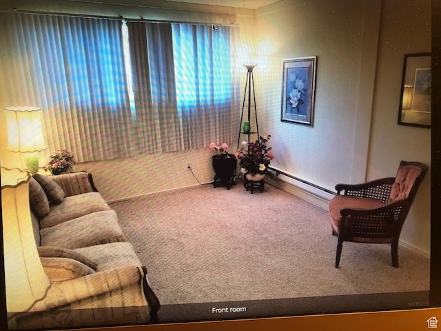 350 E 700 S Unit K102, Salt Lake City, UT 84111 - living area with carpet flooring and baseboard heating