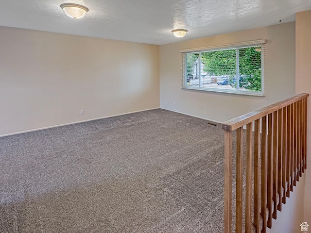 485 W Cottonwood Ln, Ferron, UT 84523 - spare room featuring carpet flooring, baseboards, and a textured ceiling