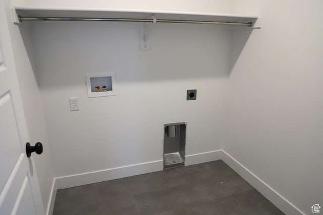 3725 N Janie St Unit 1013, Eagle Mountain, UT 84005 - laundry area with hookup for a washing machine, hookup for an electric dryer, and baseboards