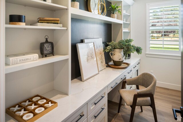 1252 W 770 S Unit 104, Heber City, UT 84032 - office featuring wood finished floors and baseboards