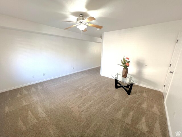 1167 E 400 S Unit 22, St George, UT 84790 - carpeted empty room with ceiling fan and baseboards