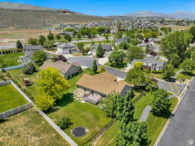 67 E Summer Pl S, Saratoga Springs, UT 84045 - aerial perspective of suburban area with mountains