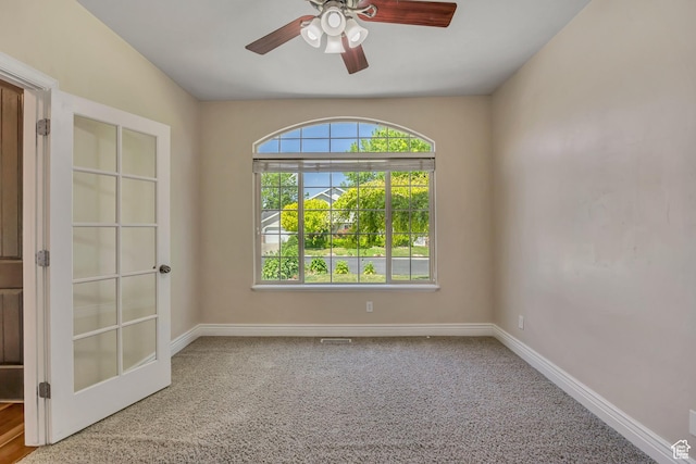 67 E Summer Pl S, Saratoga Springs, UT 84045 - empty room with carpet floors, baseboards, and ceiling fan