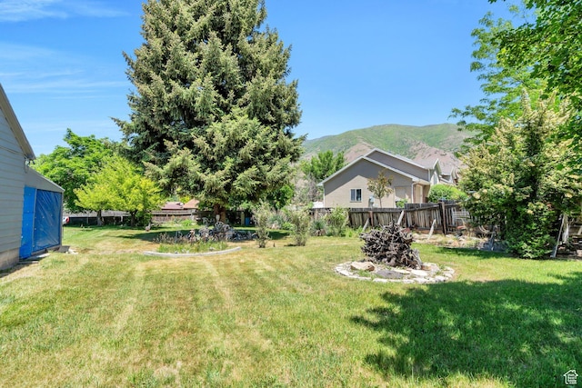 831 E Hillcrest Dr, Springville, UT 84663 - view of yard with a mountain view