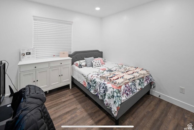 2393 N 300 E Unit 108, Lehi, UT 84043 - bedroom with dark wood finished floors, baseboards, and recessed lighting