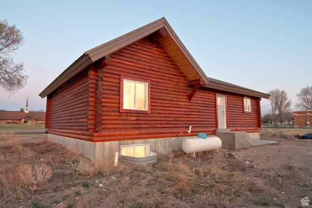 75 N 4th E, Downey, ID 83234 - view of side of property featuring log exterior