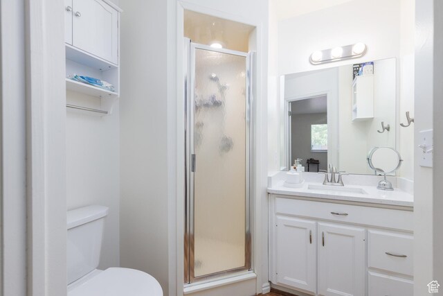 1199 E Pheasant View Dr, Layton, UT 84041 - bathroom featuring vanity, a stall shower, and toilet