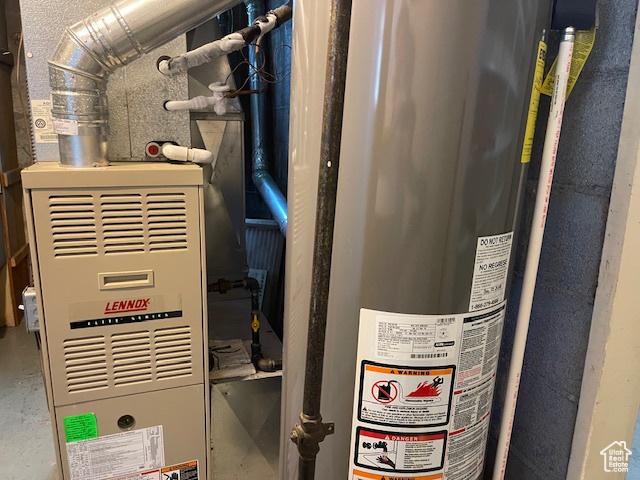 2646 S 1700 E, Salt Lake City, UT 84106 - utilities with gas water heater and heating unit