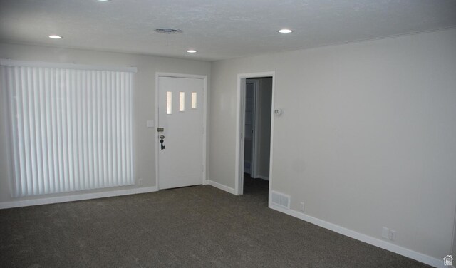 1530 N 2000 W, Farr West, UT 84404 - entrance foyer featuring recessed lighting, dark colored carpet, and baseboards