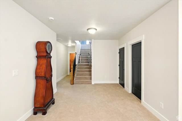 1335 S 1140 E, Heber City, UT 84032 - empty room featuring baseboards, stairway, and light carpet