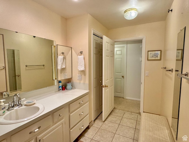 786 E Bristlecone Dr, Delta, UT 84624 - bathroom with vanity and tile patterned flooring