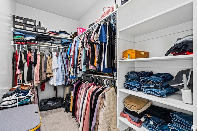 9857 N Featherstone Dr, Highland, UT 84003 - walk in closet with carpet