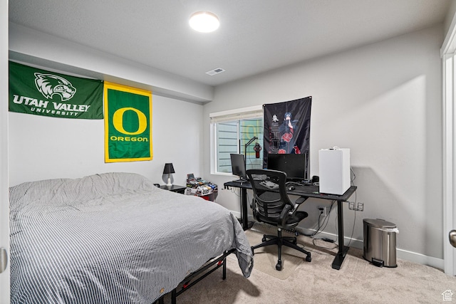 9857 N Featherstone Dr, Highland, UT 84003 - carpeted bedroom with baseboards