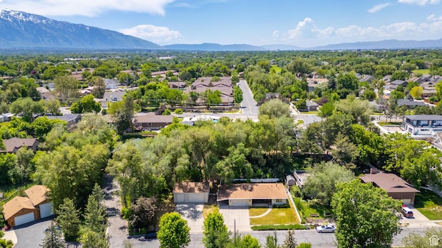 700 E Spruce Glen Rd, Murray, UT 84107 - aerial perspective of suburban area with mountains