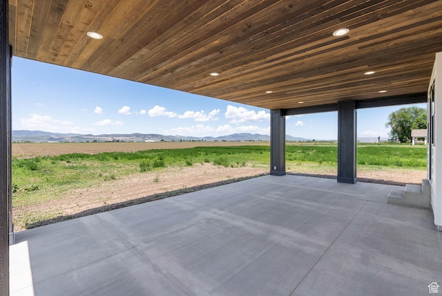 1120 S 800 W, Lewiston, UT 84320 - view of patio / terrace featuring a mountain view and a view of countryside