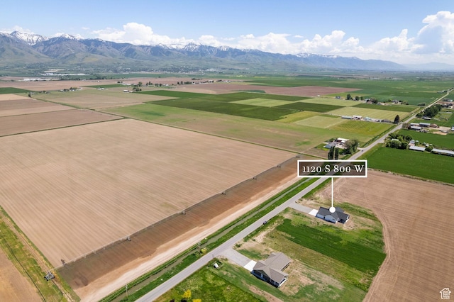 1120 S 800 W, Lewiston, UT 84320 - aerial view of sparsely populated area with mountains