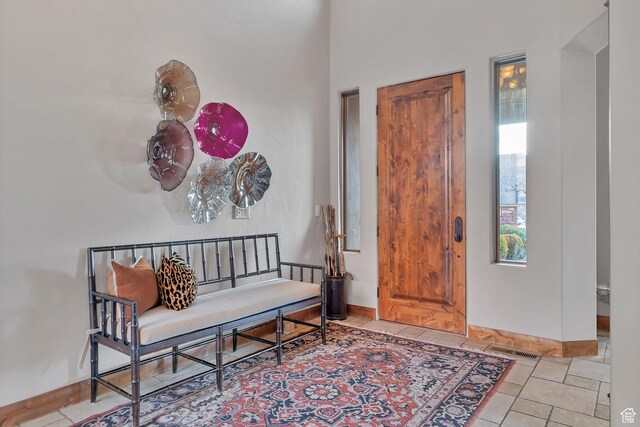 3052 N Snow Canyon Pwky Unit 168, St George, UT 84770 - foyer with baseboards and tile patterned flooring