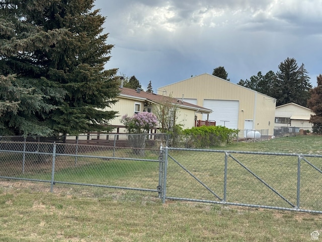 235 N 5th E, Manila, UT 84046 - back of property featuring a gate