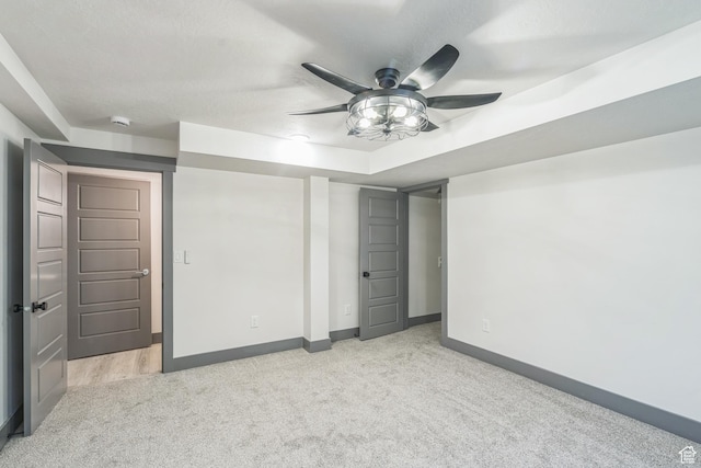 1186 W Marinwood Ave, Murray, UT 84123 - unfurnished bedroom with carpet floors, baseboards, and ceiling fan
