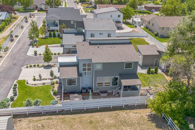 1186 W Marinwood Ave, Murray, UT 84123 - aerial perspective of suburban area