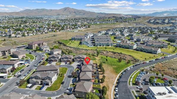 8064 N Clearwater Rd, Eagle Mountain, UT 84005 - view of property location with a mountainous background and nearby suburban area