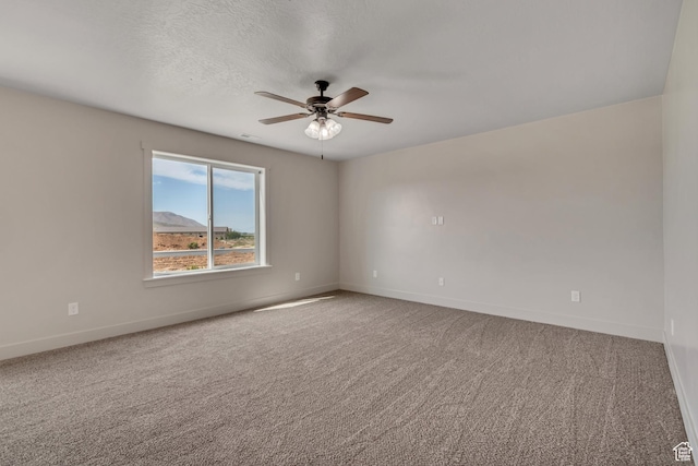 182 W Braeburn Ln, Santaquin, UT 84655 - carpeted empty room featuring a ceiling fan and baseboards