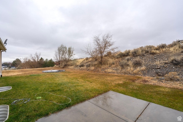 3870 W Mountaintop Cir, Cedar Hills, UT 84062 - view of green lawn with a patio area